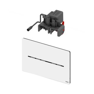 Электронная панель смыва TECE TECEsolid 9240463 с бесконтактной активацией питание от сети 6 В белый матовый